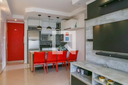 Sala de apartamento à venda com 2 quartos, 48m² em Vila Anastácio, São Paulo