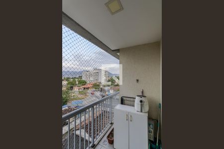 Varanda da Sala de apartamento para alugar com 2 quartos, 54m² em Campo Grande, Rio de Janeiro