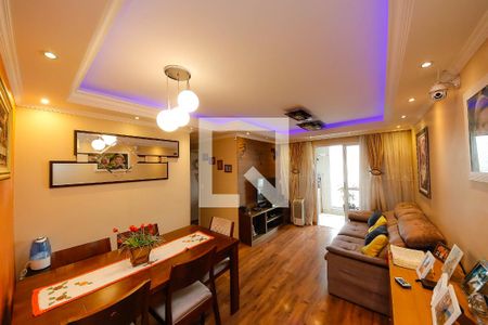 Sala de apartamento à venda com 3 quartos, 75m² em Parque São Lucas, São Paulo