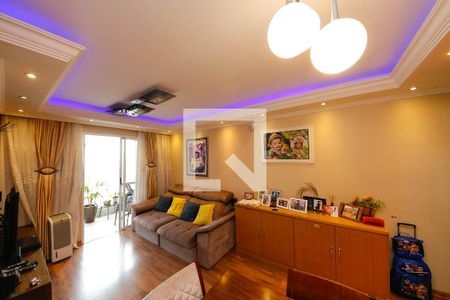 Sala de apartamento à venda com 3 quartos, 75m² em Parque São Lucas, São Paulo