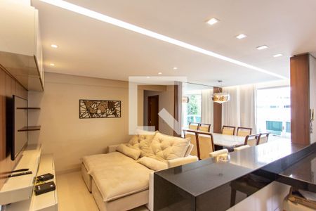 Sala de apartamento para alugar com 3 quartos, 83m² em Buritis, Belo Horizonte