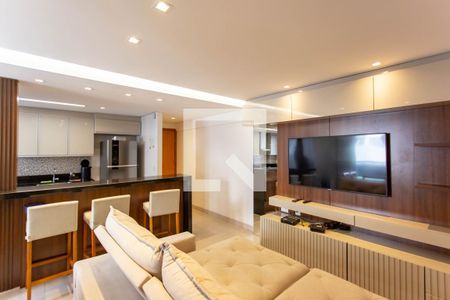 Sala de apartamento para alugar com 3 quartos, 83m² em Buritis, Belo Horizonte