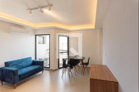 Sala de apartamento para alugar com 1 quarto, 65m² em Jardim do Trevo, Campinas