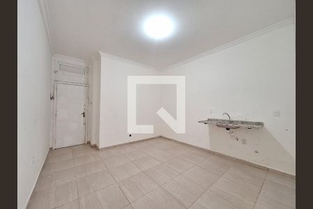 Sala/cozinha  de kitnet/studio para alugar com 1 quarto, 40m² em Centro, Rio de Janeiro