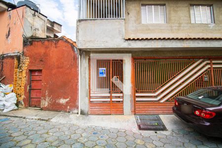 Casa para alugar com 45m², 2 quartos e sem vaga Casa para alugar com 45m², 2 quartos e sem vagaFachada com plaquinha