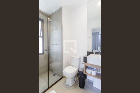 Studio para alugar com 27m², 1 quarto e sem vaga Studio para alugar com 27m², 1 quarto e sem vagaBanheiro
