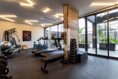 Studio para alugar com 27m², 1 quarto e sem vaga Studio para alugar com 27m², 1 quarto e sem vagaÁrea comum - Academia