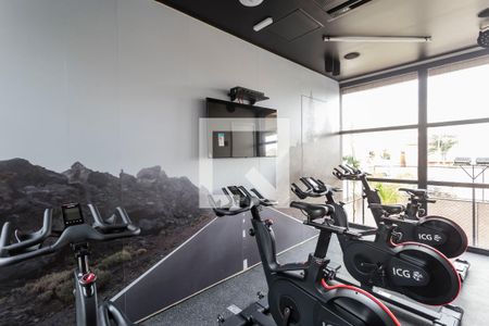 Studio para alugar com 27m², 1 quarto e sem vaga Studio para alugar com 27m², 1 quarto e sem vagaÁrea comum - Academia