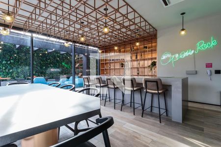 Studio para alugar com 27m², 1 quarto e sem vaga Studio para alugar com 27m², 1 quarto e sem vagaÁrea comum - Salão de festas