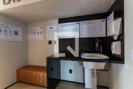 Studio para alugar com 27m², 1 quarto e sem vaga Studio para alugar com 27m², 1 quarto e sem vagaLavanderia