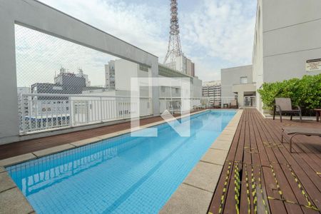 Área comum - Piscina de apartamento para alugar com 2 quartos, 76m² em Jardim Paulista, São Paulo