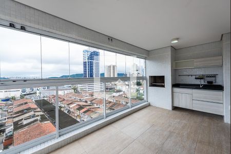 Varanda de apartamento para alugar com 2 quartos, 111m² em Ponta da Praia, Santos