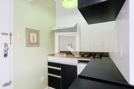 Cozinha de apartamento para alugar com 1 quarto, 30m² em Cidade Baixa, Porto Alegre