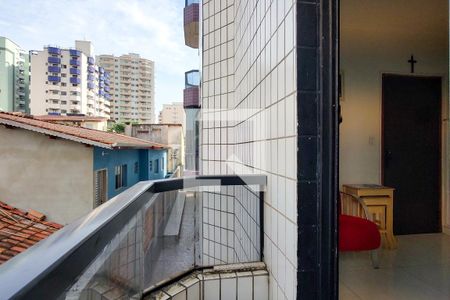 Varanda da Sala de apartamento para alugar com 1 quarto, 36m² em Aviação, Praia Grande