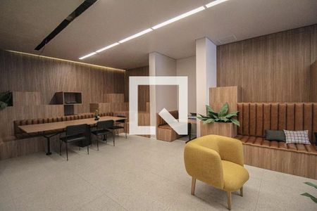 Apartamento à venda com 39m², 1 quarto e 1 vaga Apartamento à venda com 39m², 1 quarto e 1 vagaHall de entrada e coworking