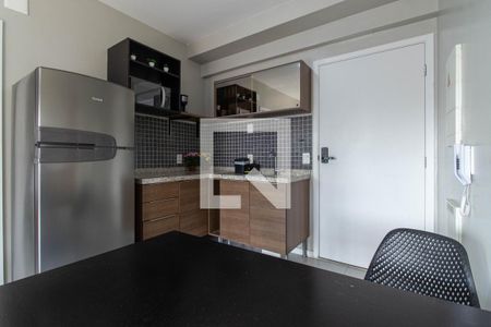 Sala e cozinha  de apartamento à venda com 1 quarto, 39m² em Paraíso, São Paulo