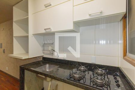 Cozinha - Armários de apartamento para alugar com 2 quartos, 42m² em Mato Grande, Canoas