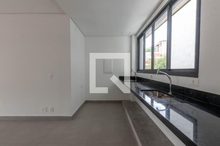 Cozinha de apartamento à venda com 2 quartos, 68m² em Gutierrez, Belo Horizonte