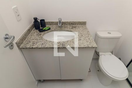 Banheiro de kitnet/studio à venda com 1 quarto, 30m² em Santa Efigênia, São Paulo