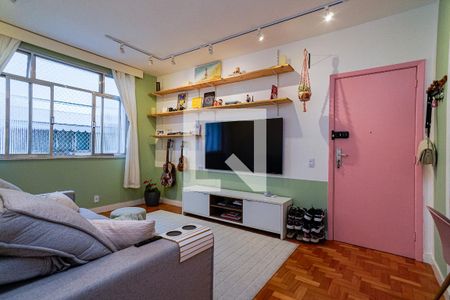 Sala de apartamento à venda com 1 quarto, 55m² em Icaraí, Niterói