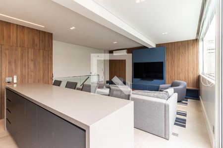 Apartamento para alugar com 240m², 1 quarto e 4 vagas Apartamento para alugar com 240m², 1 quarto e 4 vagasCobertura - Sala