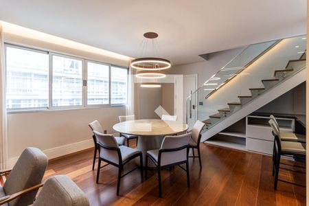 Sala de apartamento para alugar com 1 quarto, 240m² em Higienópolis, São Paulo