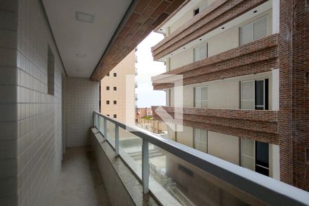 Sacada de apartamento para alugar com 1 quarto, 48m² em Caiçara, Praia Grande
