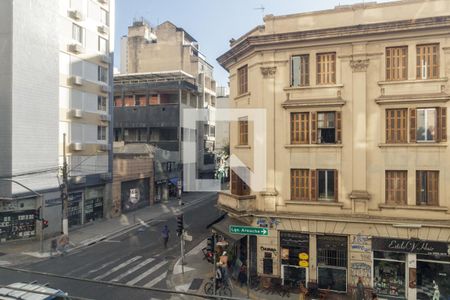 Vista do Studio de kitnet/studio para alugar com 1 quarto, 21m² em República, São Paulo