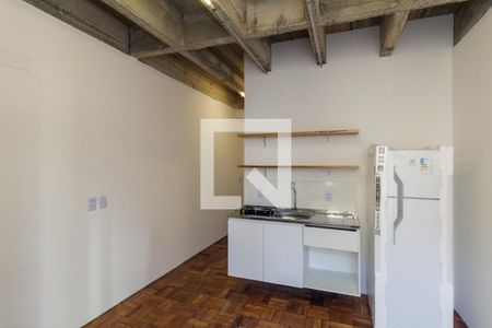 Studio para alugar com 21m², 1 quarto e sem vaga Studio para alugar com 21m², 1 quarto e sem vagaCozinha
