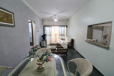 Sala de apartamento para alugar com 2 quartos, 80m² em Jardim Tejereba, Guarujá