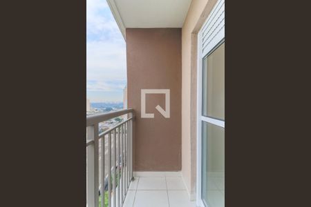 Varanda da Sala de apartamento à venda com 1 quarto, 29m² em Jardim Caravelas, São Paulo