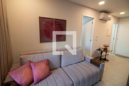 Sala de apartamento para alugar com 1 quarto, 42m² em Campo Belo, São Paulo