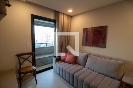 Sala de apartamento para alugar com 1 quarto, 42m² em Campo Belo, São Paulo
