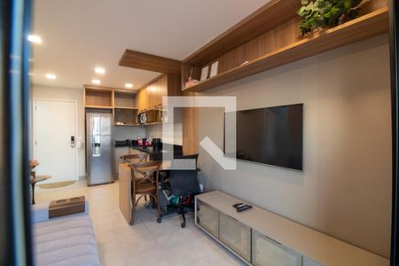 Sala de apartamento para alugar com 1 quarto, 42m² em Campo Belo, São Paulo
