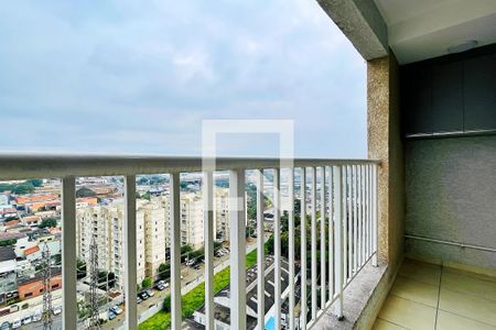 Varanda da Sala de apartamento para alugar com 2 quartos, 43m² em Vila Itapegica, Guarulhos