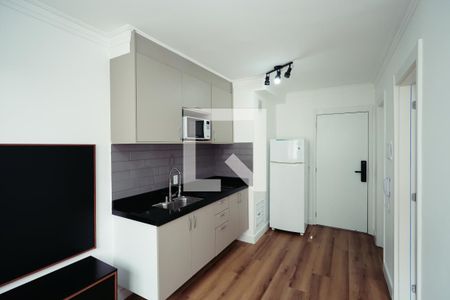 Sala e Cozinha de kitnet/studio à venda com 1 quarto, 23m² em Sacoma, São Paulo