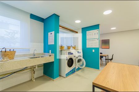 Apartamento para alugar com 42m², 2 quartos e 1 vaga Apartamento para alugar com 42m², 2 quartos e 1 vagaÁrea comum - Lavanderia