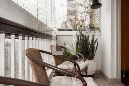 Varanda da Sala de apartamento à venda com 4 quartos, 226m² em Vila Clementino, São Paulo