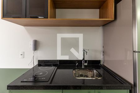 Cozinha de kitnet/studio para alugar com 1 quarto, 27m² em Vila Buarque, São Paulo