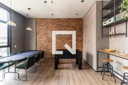 Studio para alugar com 27m², 1 quarto e sem vaga Studio para alugar com 27m², 1 quarto e sem vagaSala de Jogos