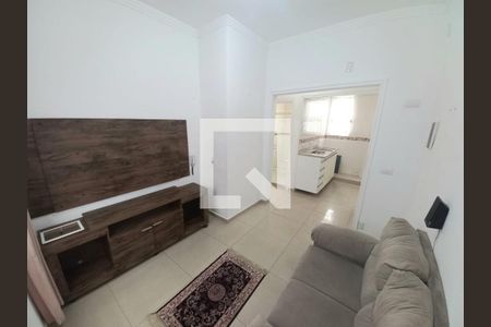 Sala de apartamento para alugar com 2 quartos, 60m² em Centro, São Vicente