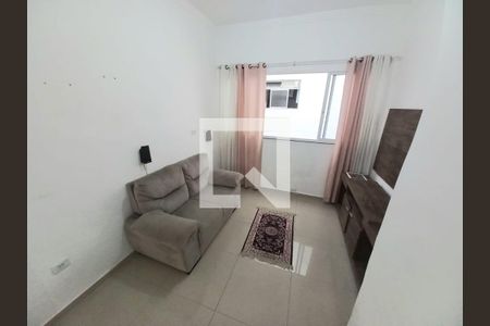 Sala de apartamento para alugar com 2 quartos, 60m² em Centro, São Vicente