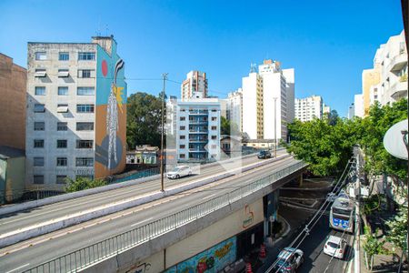 Vista da Varanda da Sala de apartamento para alugar com 1 quarto, 60m² em Bela Vista, São Paulo