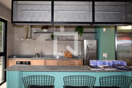 Studio à venda com 27m², 1 quarto e sem vagaGourmet/Festas