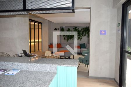 Studio à venda com 27m², 1 quarto e sem vagaGourmet/Festas