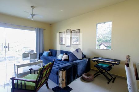 Sala de casa de condomínio à venda com 5 quartos, 480m² em Itanhangá, Rio de Janeiro