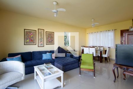 Sala de casa de condomínio à venda com 5 quartos, 480m² em Itanhangá, Rio de Janeiro