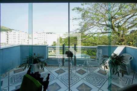 Varanda de casa de condomínio à venda com 5 quartos, 480m² em Itanhangá, Rio de Janeiro