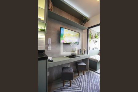 Sala de apartamento para alugar com 1 quarto, 31m² em Indianópolis, São Paulo