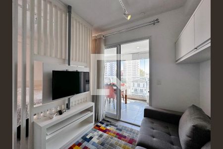 Sala de kitnet/studio à venda com 1 quarto, 33m² em Brooklin Paulista, São Paulo
